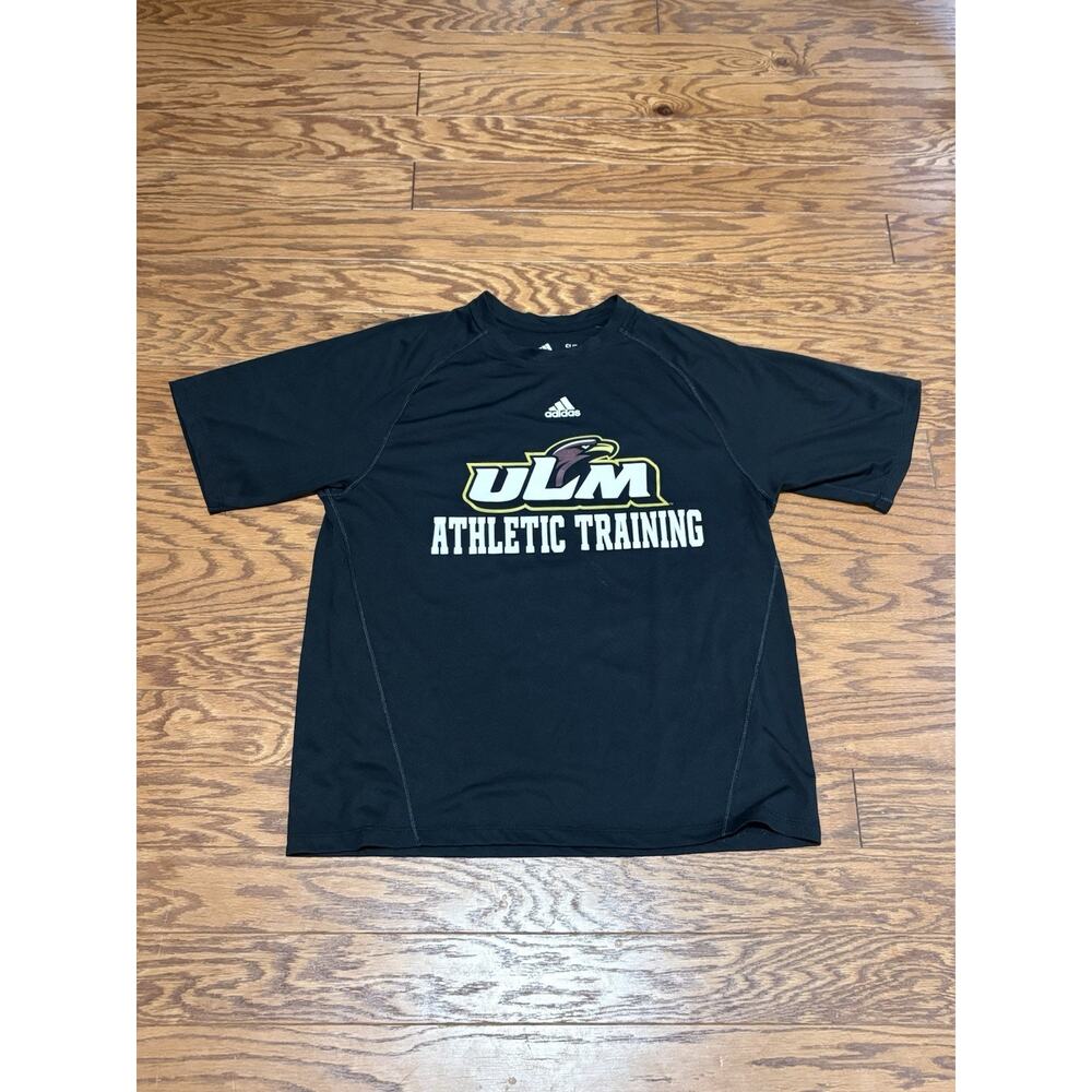 ULM Warhawks Athletic Training Adidas Climalite Black Short Sleeve T-Shirt, Sz M